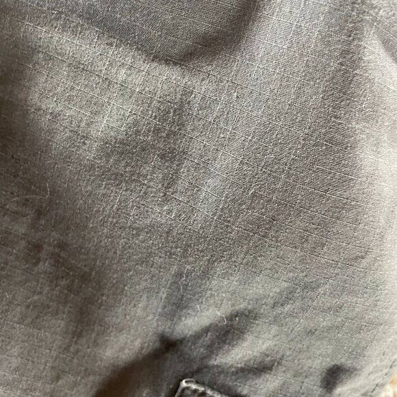 Eddie Bauer Pant Womens 6 Grey Slightly Curvy Crop Rip Stop Cotton Outdoors Logo - Picture 12 of 13